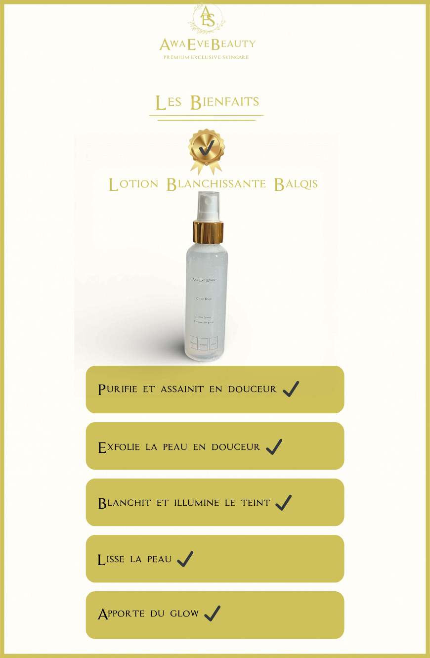 Lotion Visage Blanchissante Balqis