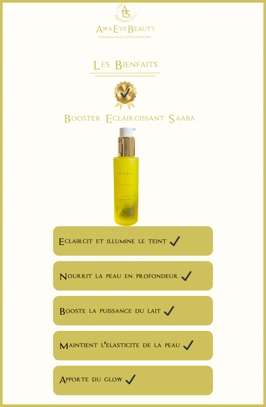 Huile Booster Eclaircissante Saaba