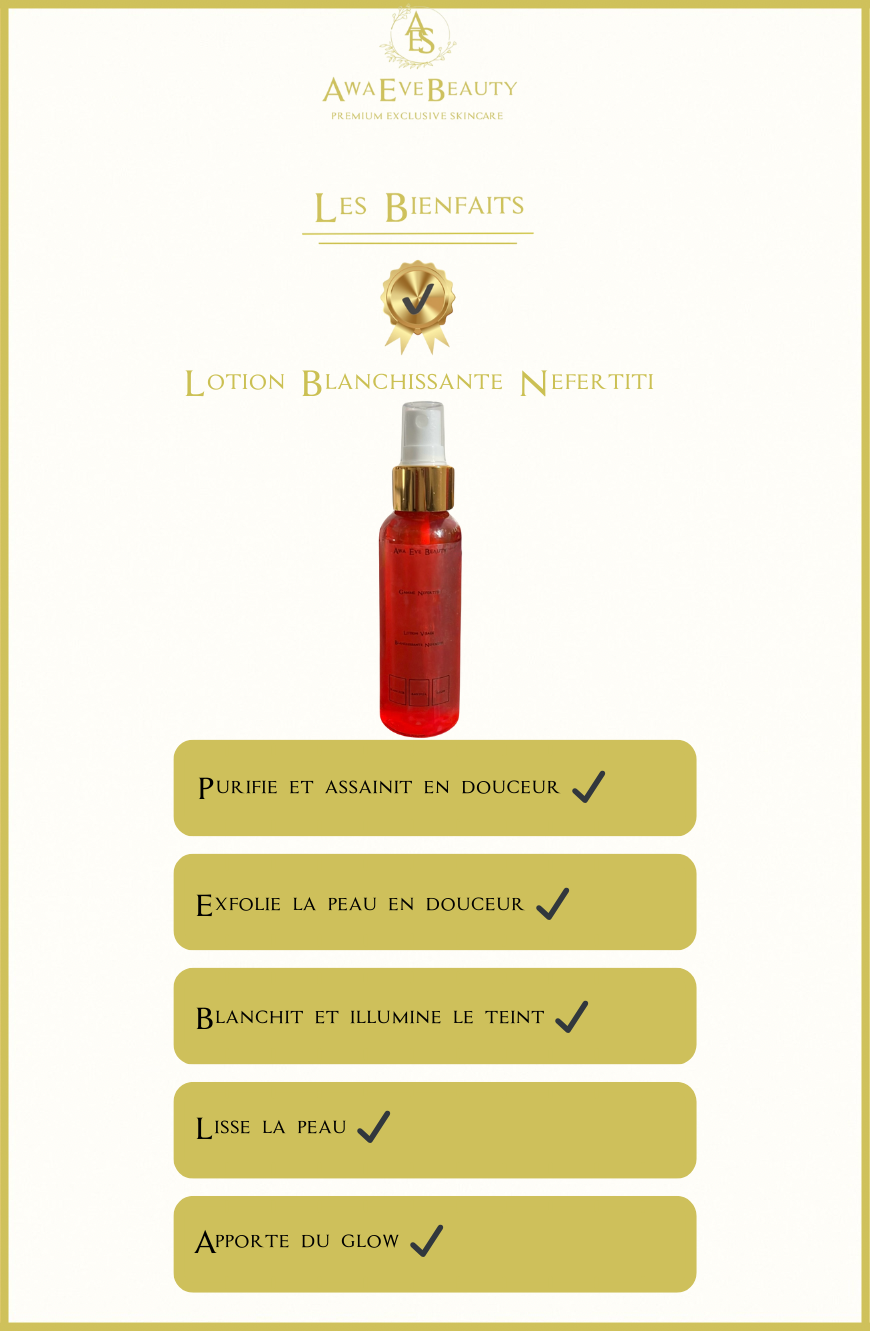 Lotion Visage Blanchissante Urgence Nefertiti
