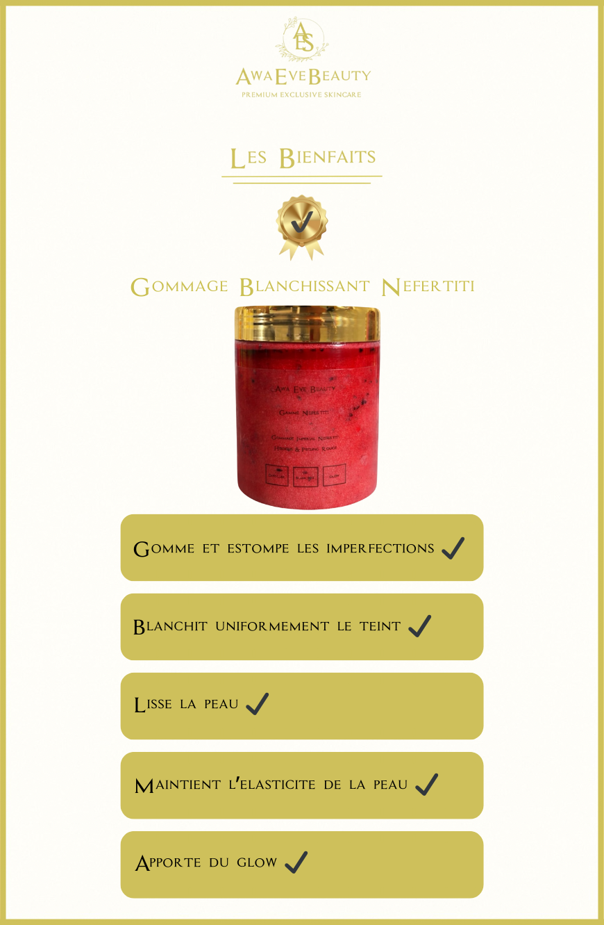 Gommage Impérial Hibiscus & Peeling Rouge Nefertiti
