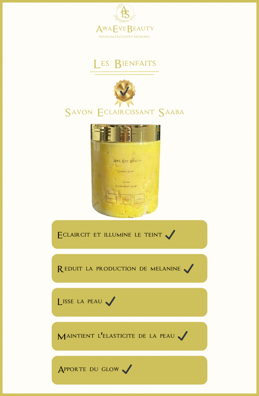 Savon Eclaircissant Saaba