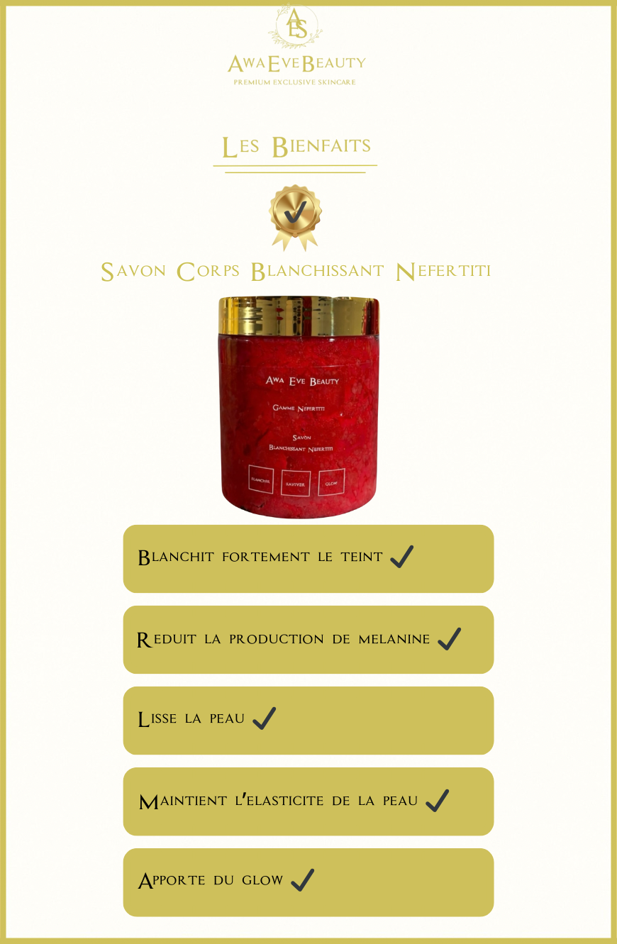 Savon Corps Blanchissant Urgence Nefertiti