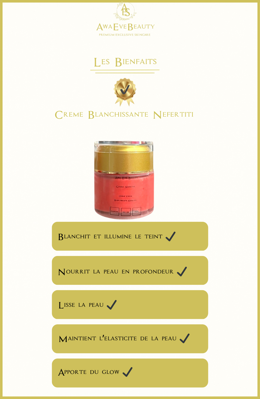 Crème Visage Blanchissante Urgence Nefertiti