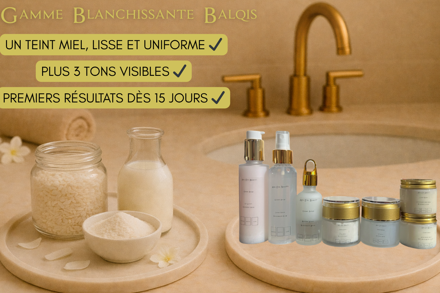 Gamme Visage Blanchissante Balqis