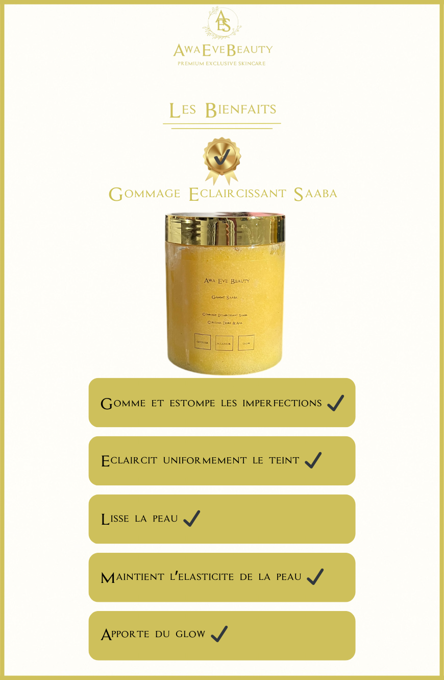 Gommage Eclaircissant Curcuma Doré & Aha Saaba (extra)
