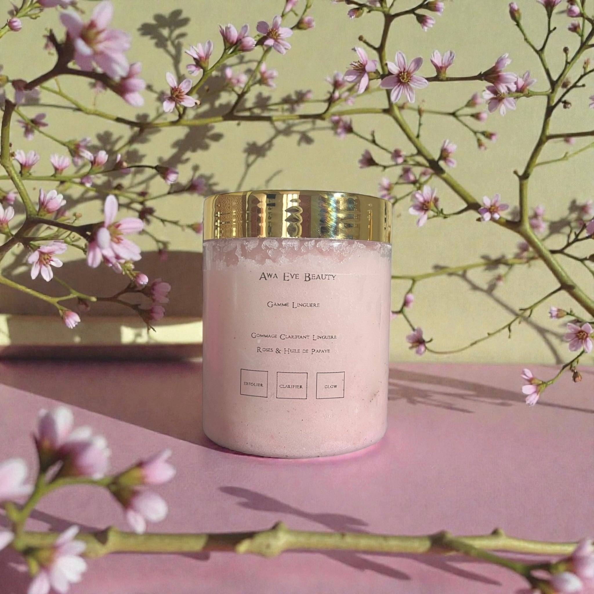 Gommage Clarifiant Roses & Huile de Papaye Linguère