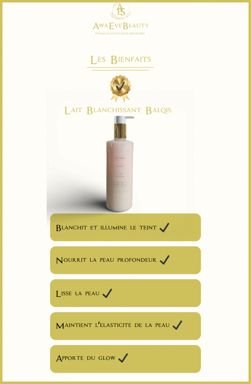 Lait Corps Blanchissant Balqis