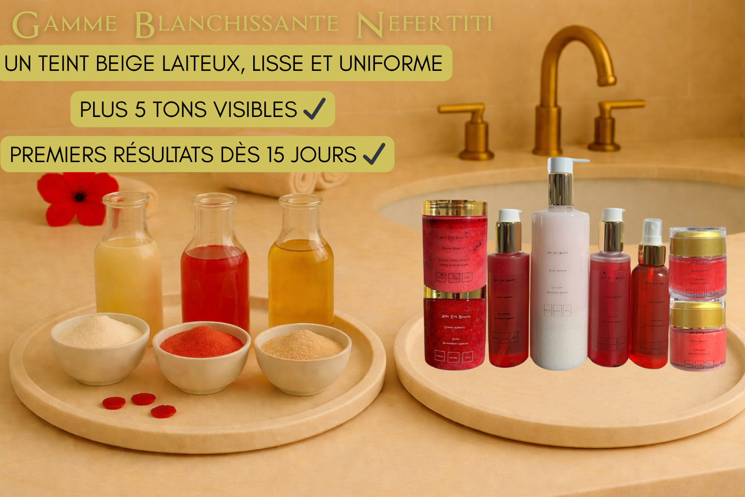 Gamme Blanchissante Urgence Nefertiti (avec Savon)
