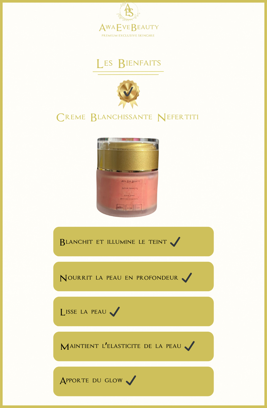Crème Visage Blanchissante Urgence Nefertiti