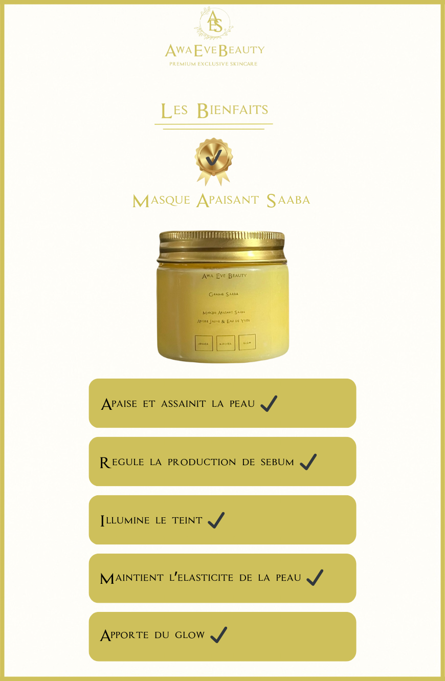 Masque Visage Apaisant Saaba