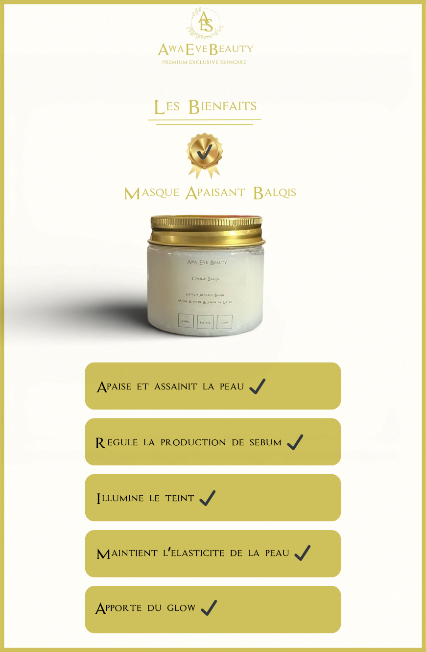 Masque Visage Apaisant Balqis