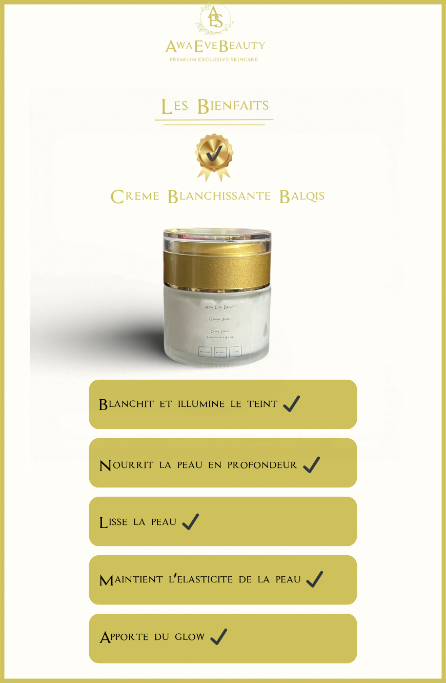 Crème Visage Blanchissante Balqis