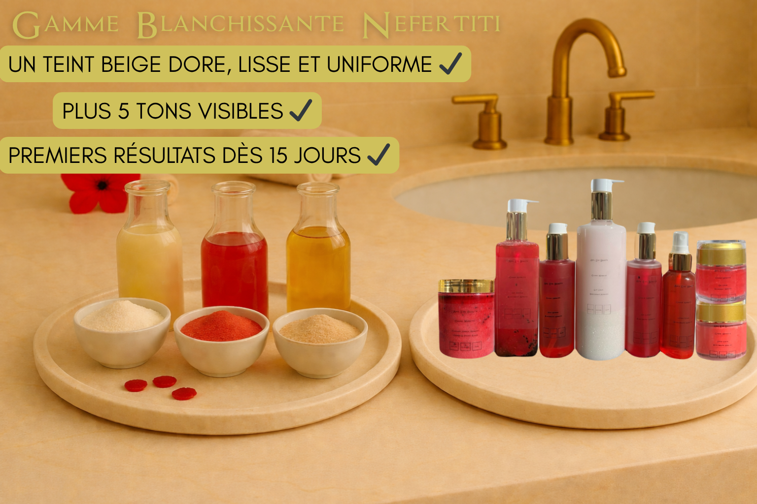 Gamme Blanchissante Urgence Nefertiti (avec Gel)