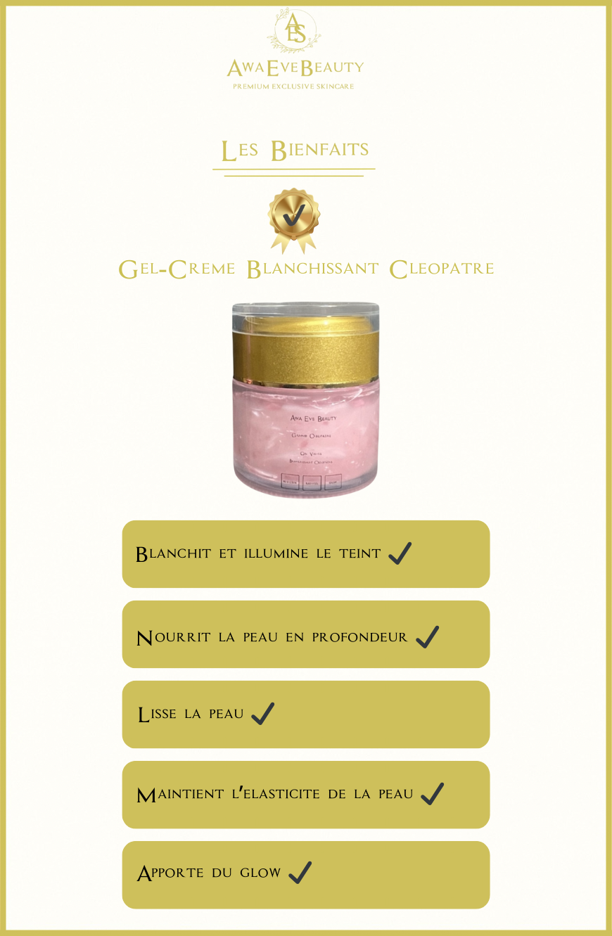 Gel Visage Blanchissant Intense Cléopatre