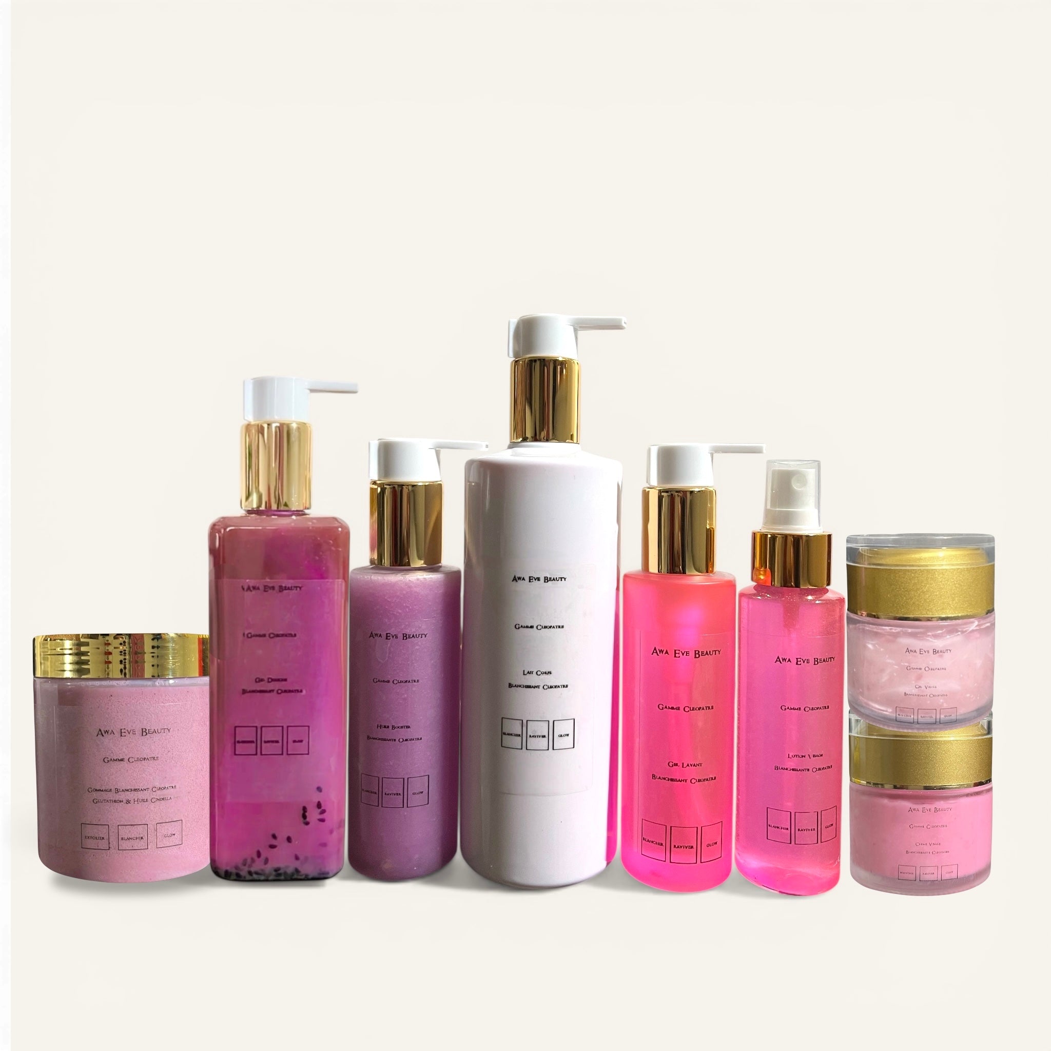 Gamme Blanchissante Intense Cléopatre (avec Gel)