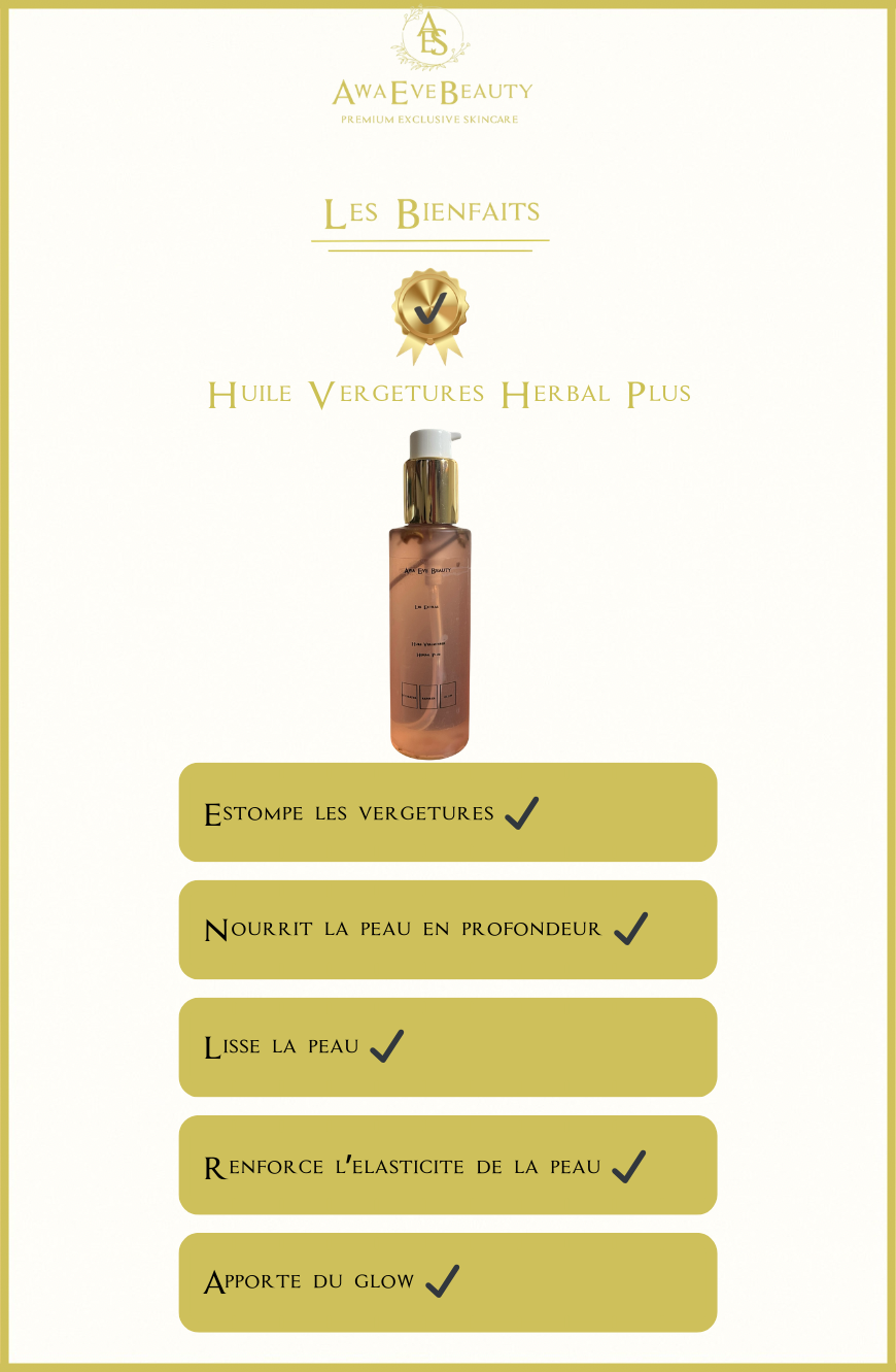 Huile Vergetures Herbal Plus