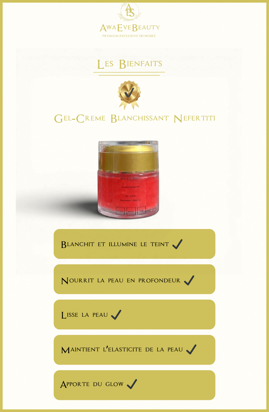 Gel Visage Blanchissant Urgence Nefertiti