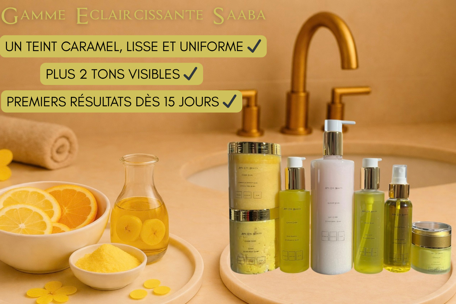 Gamme Eclaircissante Saaba (avec Savon)