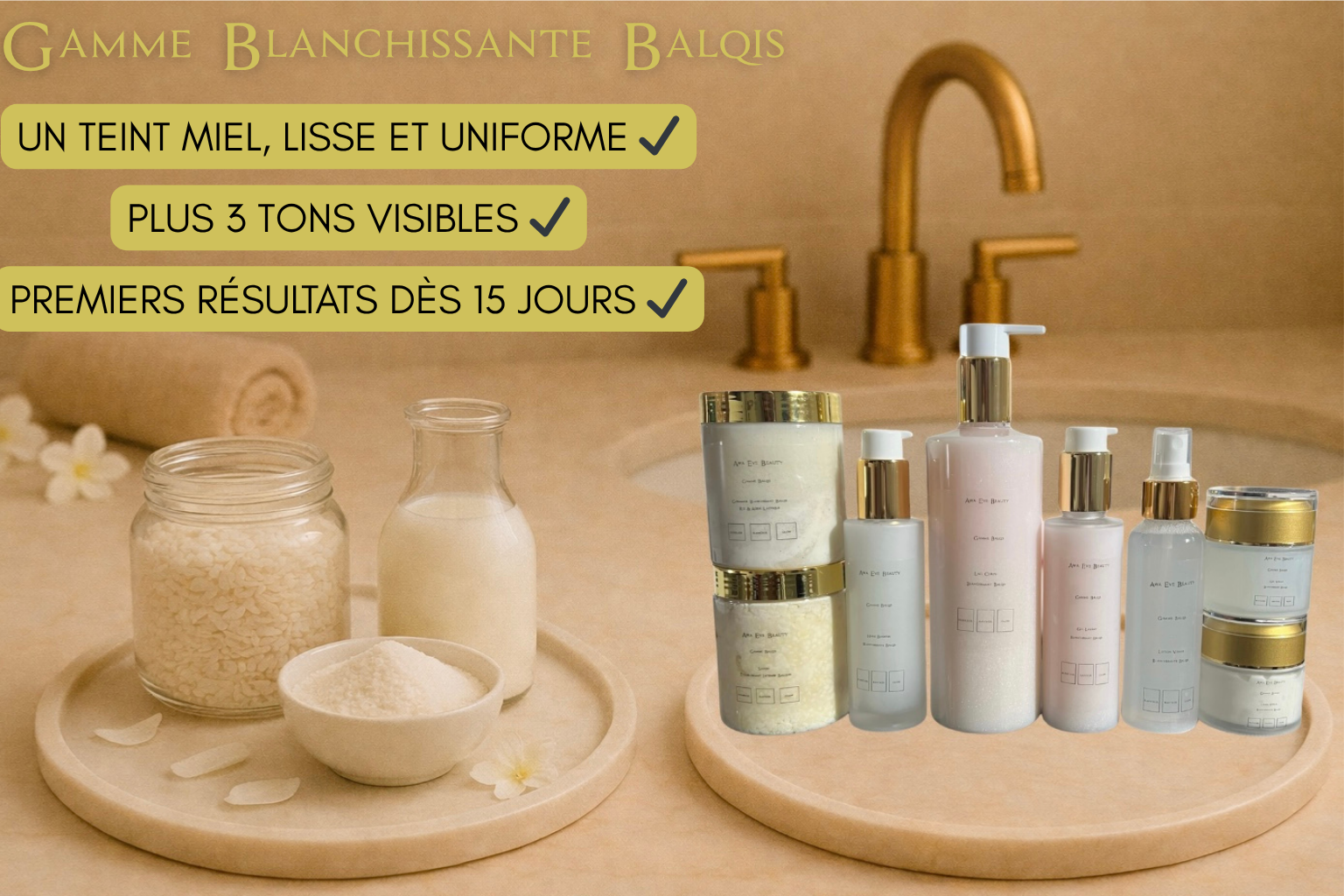 Gamme Blanchissante Balqis (avec Savon)