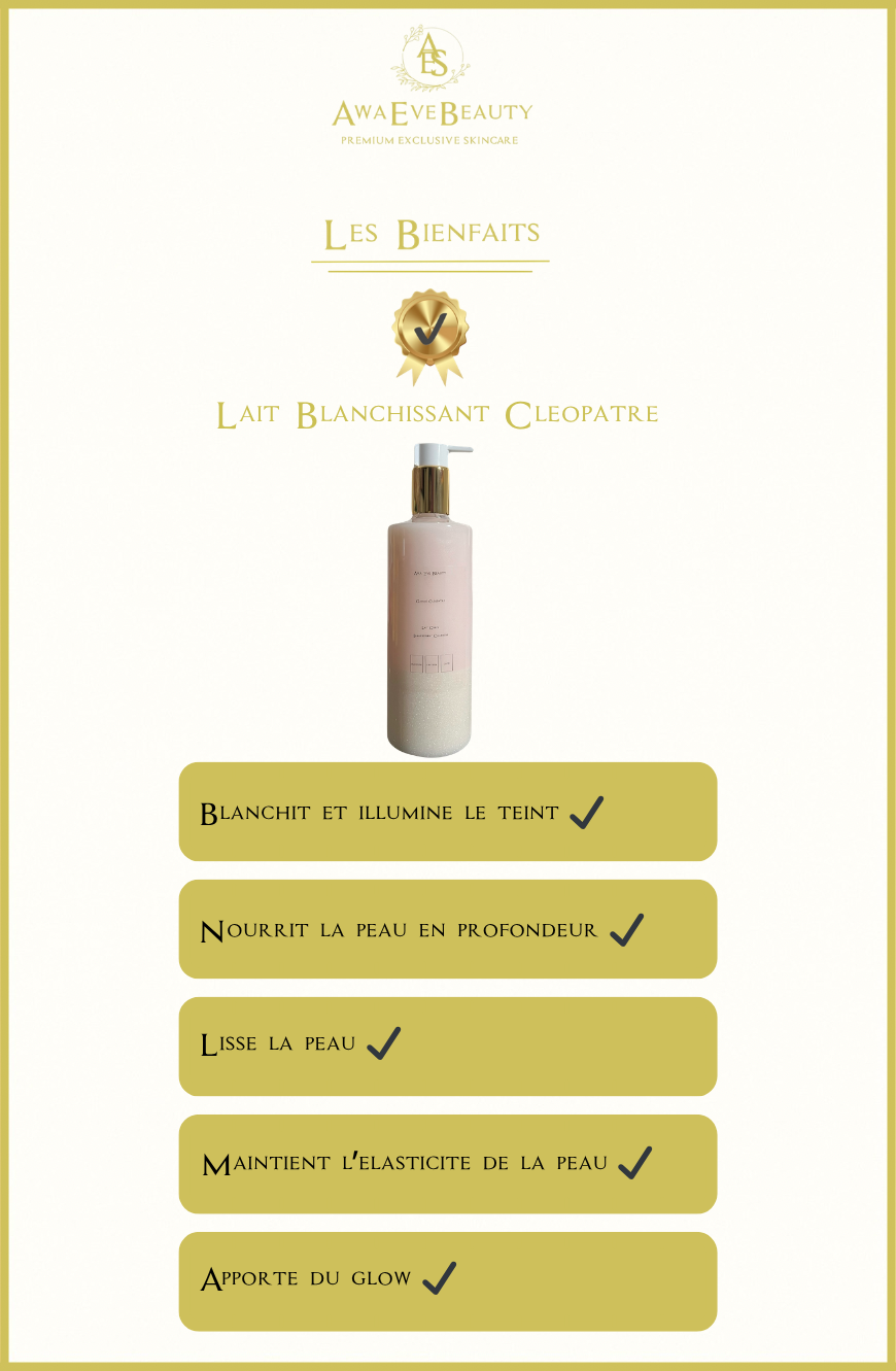 Lait Corps Blanchissant Intense Cléopatre